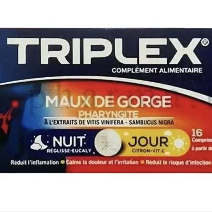 TRIPLEX MAUX DE GORGE JOURS/NUITS B 16