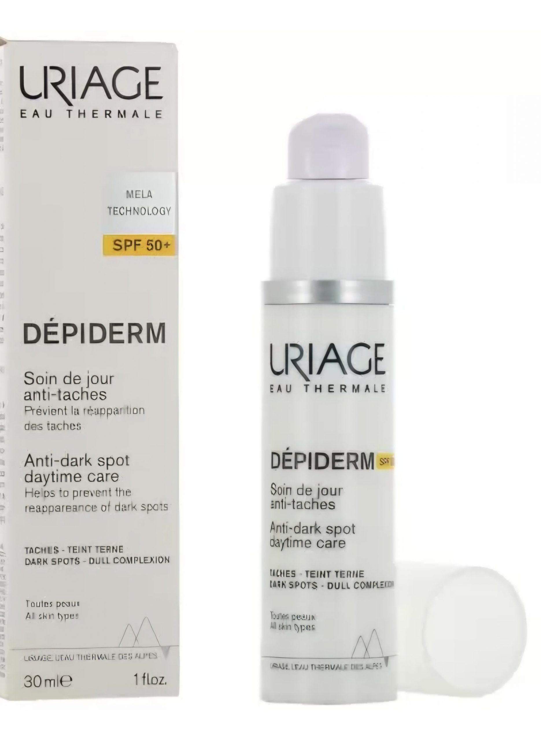 URIAGE ECRAN 50+ DEPIDERM SOINS DE JOURS ANTI TACHES 30 ML