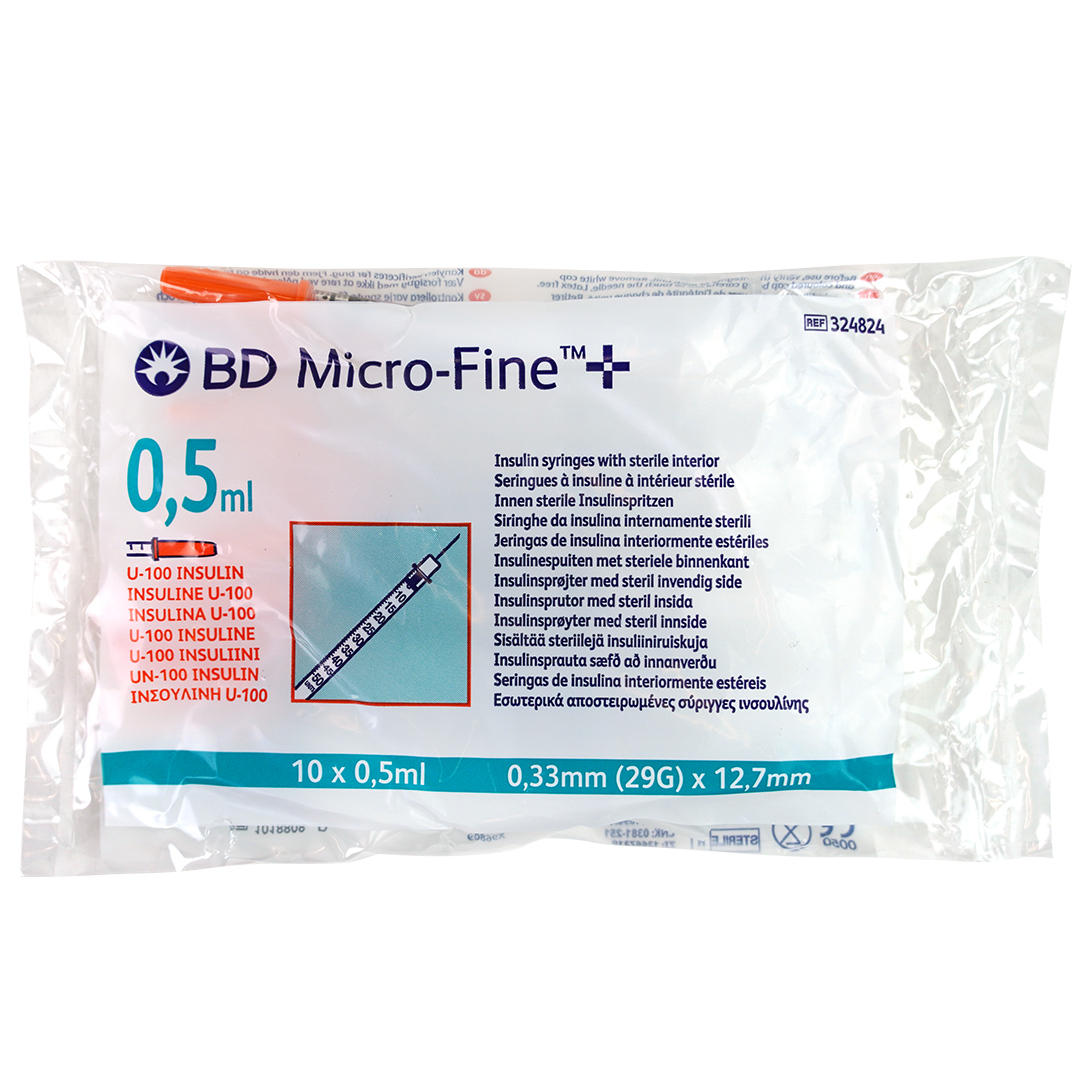MICROFINE SERINGUE 0.5ML BOITE 10