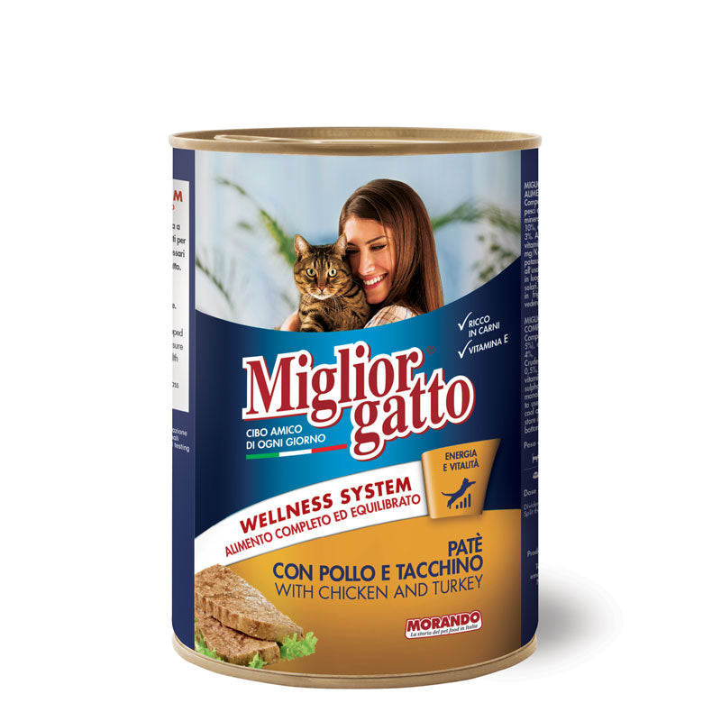 Miglior gatto Paté Pollo Poulet 400