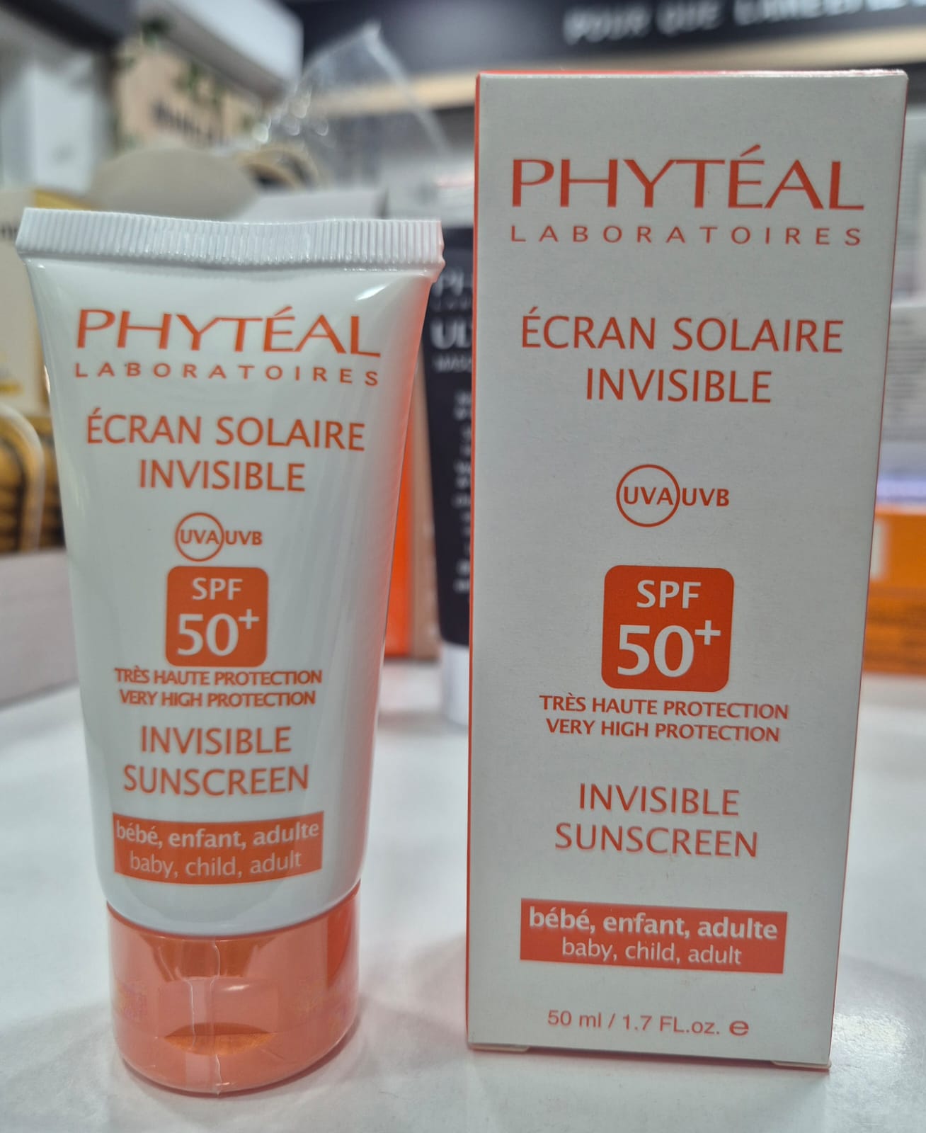 PHYTEAL ECRAN SOLAIRE INVISIBLE SPF50 – 50ML – Image 2