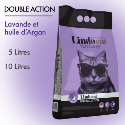 LITIERE LINDOCAT DOUBLE ACTION (LAVANDE) - 5L
